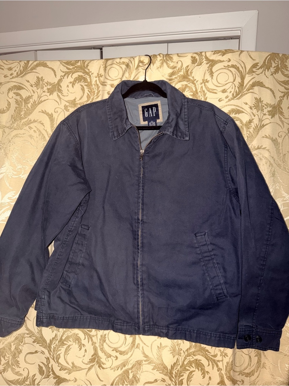 GAP Men's Dark Navy Zip Jacket